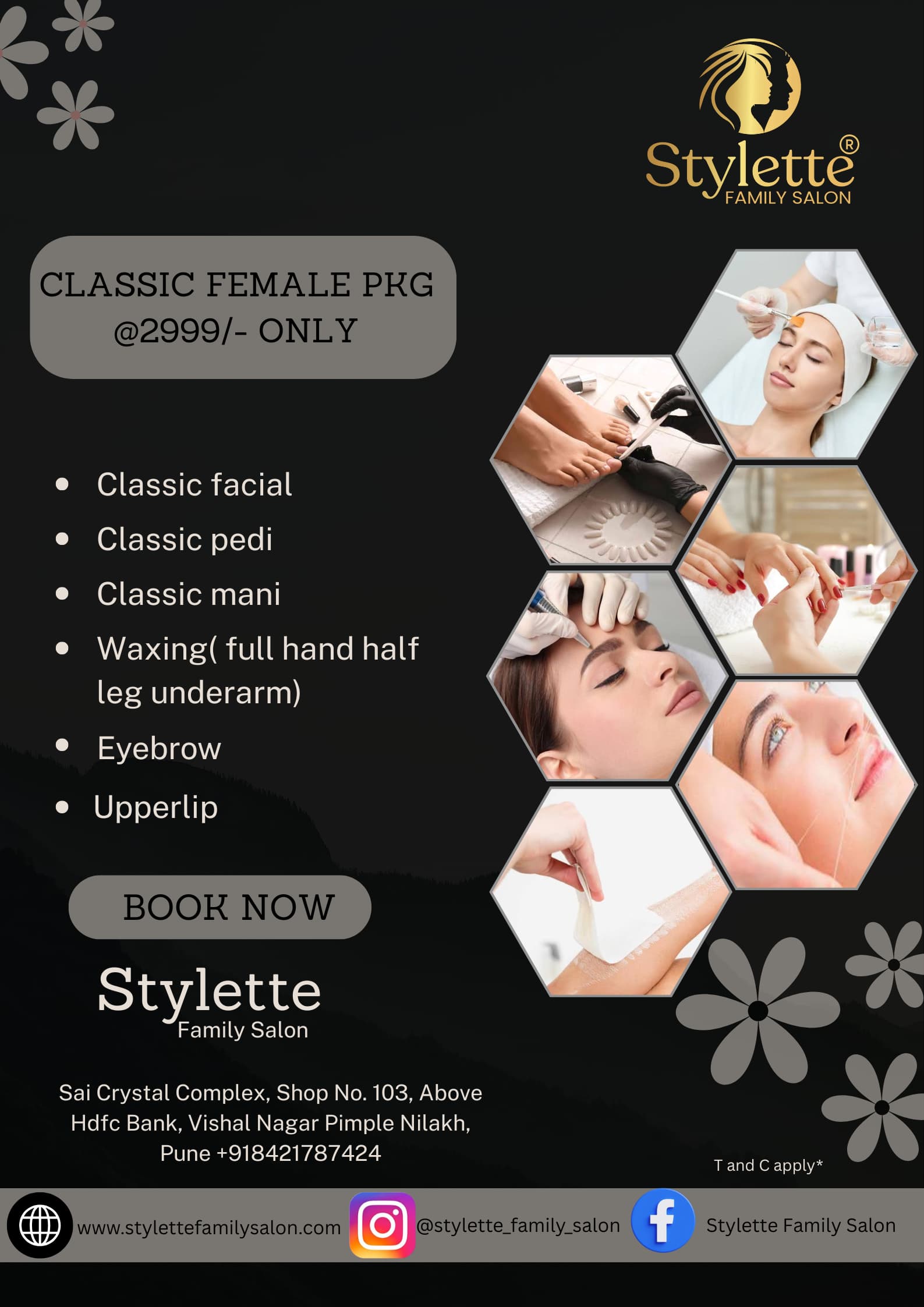 Classic Female Beauty Package @ ₹2999 – Feel Fresh, Look Fabulous!