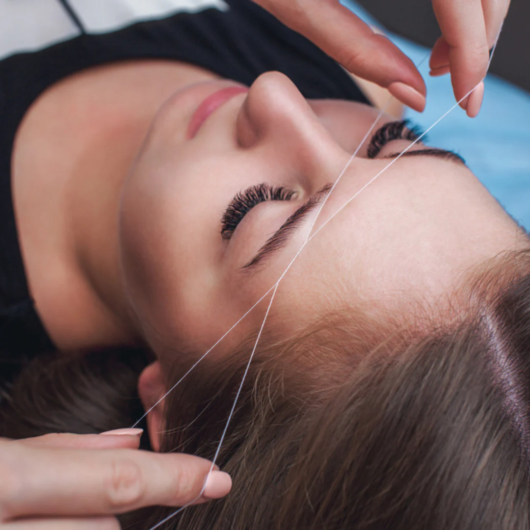 Threading Forehead